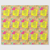 Cadeau Papier d'enrobage de fêtes des pères (Plat)