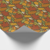 Cadeau Papier d'enrobage de feuillages d'automne (Coin)