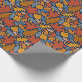 Cadeau Papier d'enrobage de feuillages d'automne (Coin)