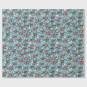 Cadeau Papier d'enrobage de flacons à fleurs (Plat)