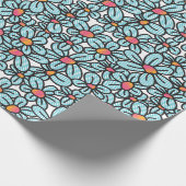 Cadeau Papier d'enrobage de flacons à fleurs (Coin)