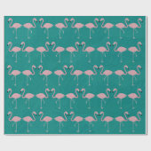 Cadeau Papier d'enrobage de Flamant rose (Plat)