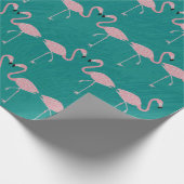 Cadeau Papier d'enrobage de Flamant rose (Coin)