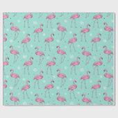 Cadeau Papier d'enrobage de Flamant rose (Plat)