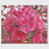 Cadeau Papier d'enrobage de fleur de printemps (Plat)