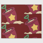 Cadeau Papier d'enrobage de fond et de talon (Plat)