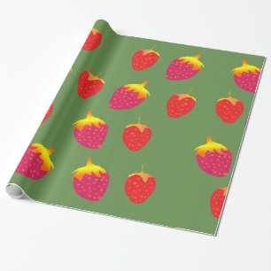 Cadeau Papier d'enrobage de fraises