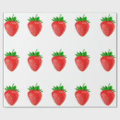 Cadeau Papier d'enrobage de fraises (Plat)