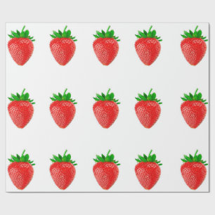 Cadeau Papier d'enrobage de fraises