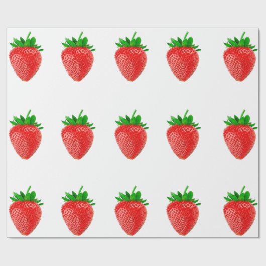 Cadeau Papier d'enrobage de fraises (Plat)
