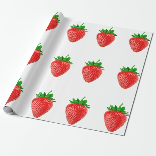 Cadeau Papier d'enrobage de fraises (Déroulé)