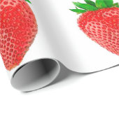 Cadeau Papier d'enrobage de fraises (Coin rond)