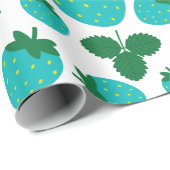 Cadeau Papier d'enrobage de fraises (Coin rond)