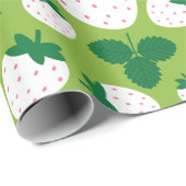 Cadeau Papier d'enrobage de fraises (Coin rond)