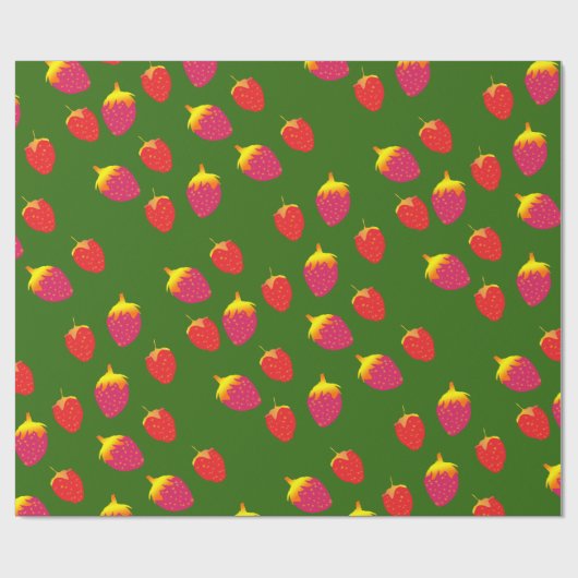 Cadeau Papier d'enrobage de fraises (Plat)