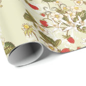 Cadeau Papier d'enrobage de fraises mûres (Coin rond)