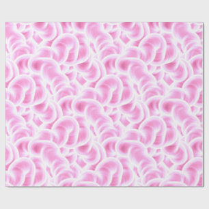 Cadeau Papier d'enrobage de fumée rose