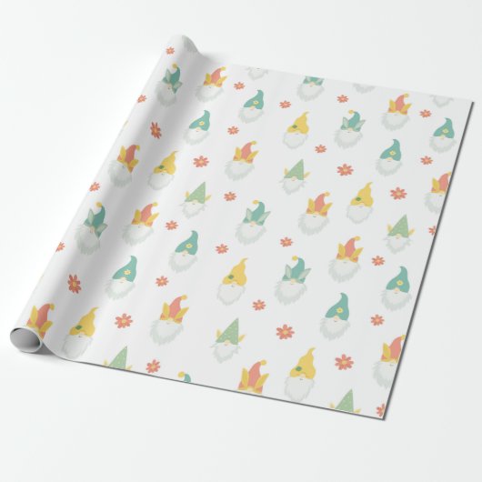 Cadeau Papier d'enrobage de Gnomes de jardin (Déroulé)