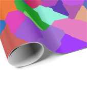 Cadeau Papier d'enrobage de grandes tuiles (Coin rond)