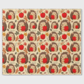 Cadeau Papier d'enrobage de hérissons (Plat)