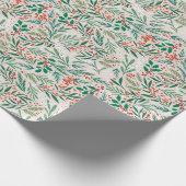 Cadeau Papier d'enrobage de la branche de pin d'hiver (Coin)