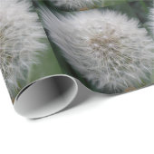 Cadeau Papier d'enrobage de la fleur de Dandelion (Coin rond)
