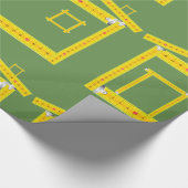 Cadeau Papier d'enrobage de la maison de bande de mesure