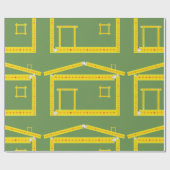 Cadeau Papier d'enrobage de la maison de bande de mesure (Plat)