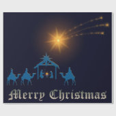 Cadeau Papier d'enrobage de la scène de nativité (Plat)