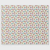 Cadeau Papier d'enrobage de Ladybugs colorés (Plat)