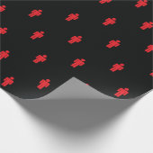 Cadeau Papier d'enrobage de l'homme des feux de circulati (Coin)