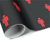 Cadeau Papier d'enrobage de l'homme des feux de circulati (Coin rond)