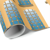 Cadeau Papier d'enrobage de maison à deux étages (Coin rond)