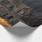 Cadeau Papier d'enrobage de maison hanté (Coin)