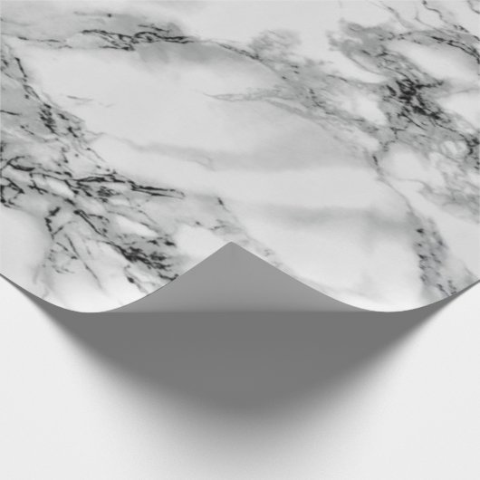 Cadeau Papier d'enrobage de Marbre blanc (Coin)