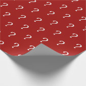 Cadeau Papier d'enrobage de marque de question rouge (Coin)