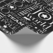 Cadeau Papier d'enrobage de matelas en carton noir de vac (Coin)