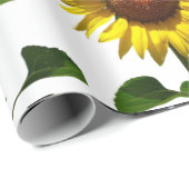 Cadeau Papier d'enrobage de matte comptable de tournesol (Coin rond)