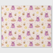 Cadeau Papier d'enrobage de monstres de collation (Plat)