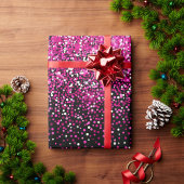 Cadeau Papier d'enrobage de Parties scintillant roses