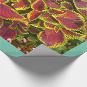 Cadeau Papier d'enrobage de patchs à fleurs Coleus (Coin)