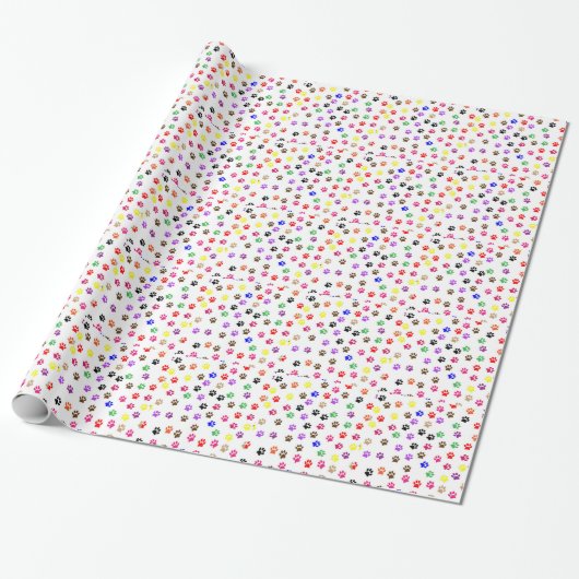 Cadeau Papier d'enrobage de pattes (Déroulé)
