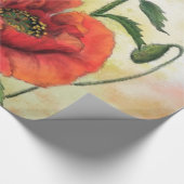 Cadeau Papier d'enrobage de pavots (Coin)