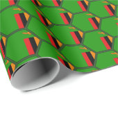 Cadeau Papier d'enrobage de peigne de Zambie (Coin rond)