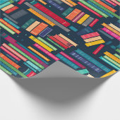Cadeau Papier d'enrobage de piles de livres (Coin)