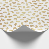 Cadeau Papier d'enrobage de pinceau doré (Coin)