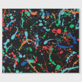 Cadeau Papier d'enrobage de pinceaux cool (Plat)