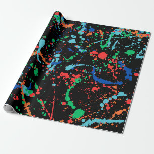 Cadeau Papier d'enrobage de pinceaux cool