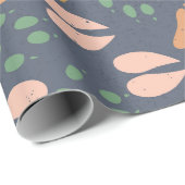 Cadeau Papier d'enrobage de printemps pour tracés sauvage (Coin rond)