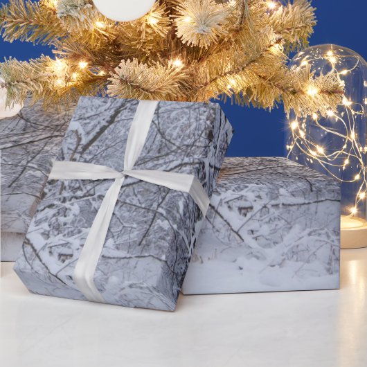 Cadeau Papier d'enrobage de scènes d'hiver (Vacances)